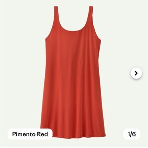 Patagonia maipo dress orange